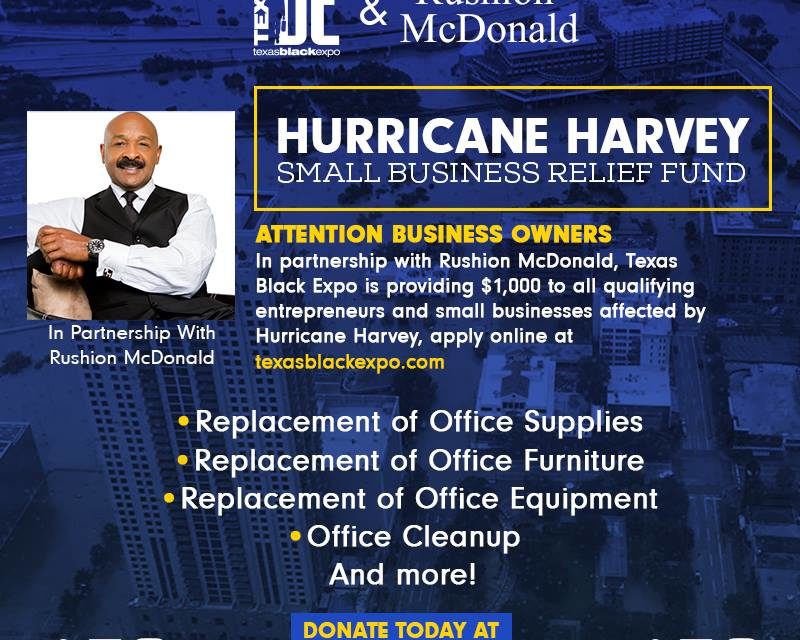 Small businesses Hurricane Harvey relief fund